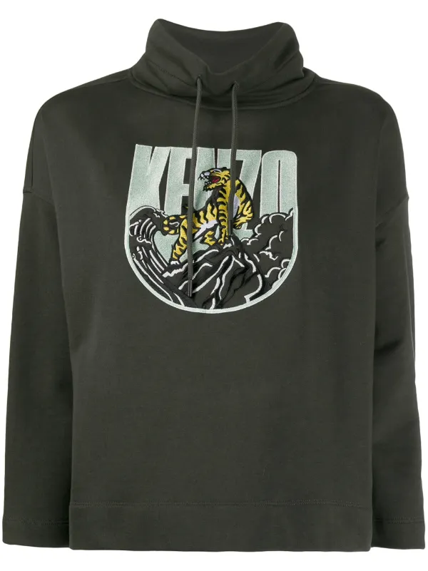 kenzo green hoodie