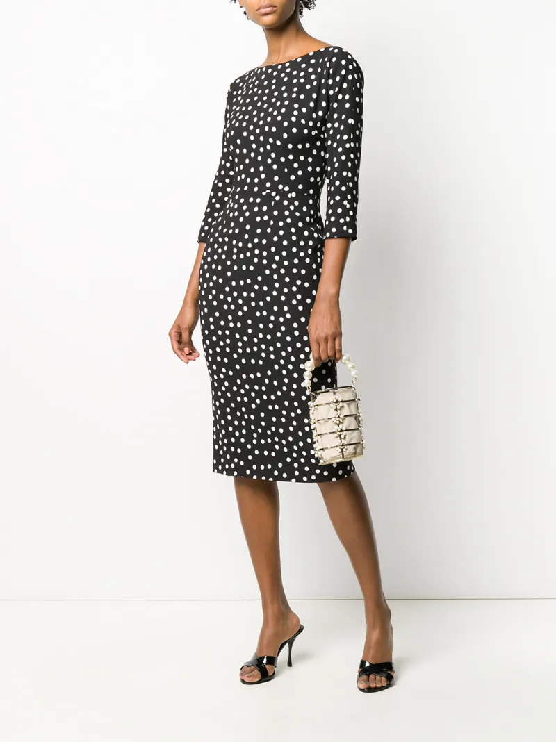 dolce gabbana polka dot dress