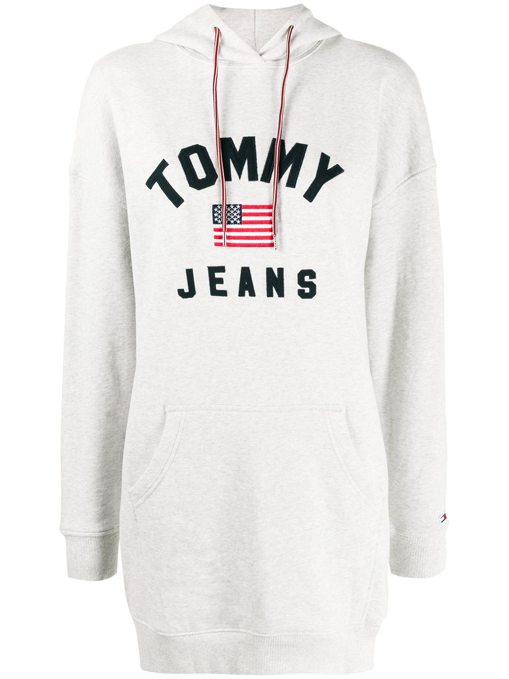 фото Tommy Jeans платье-худи с вышитым логотипом