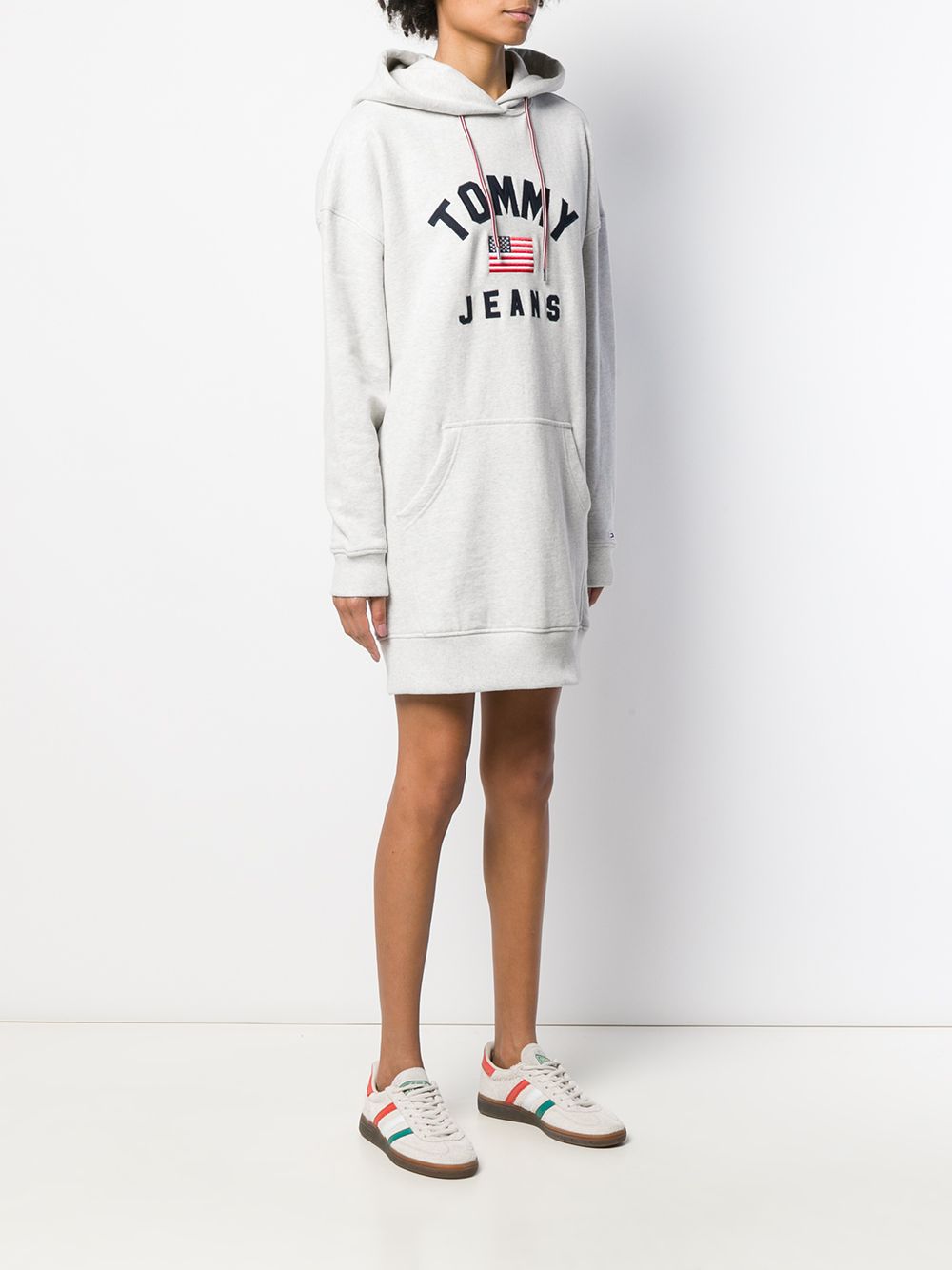 фото Tommy Jeans платье-худи с вышитым логотипом