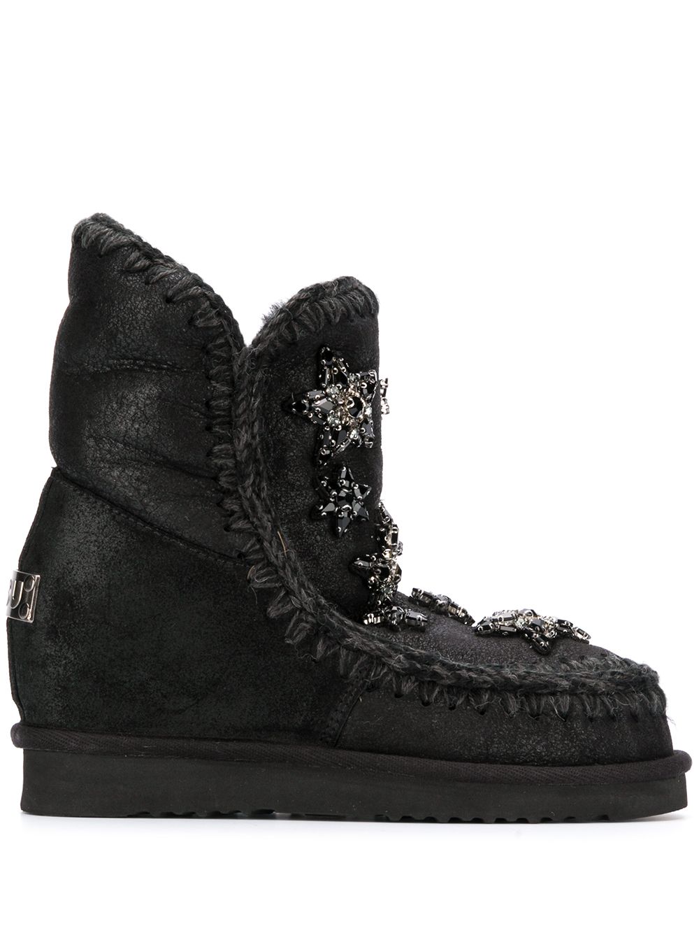 фото Mou embroidered snow boots