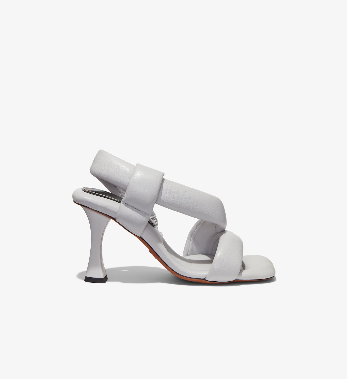 Puffy Sandals - 90mm in smoke | Proenza Schouler