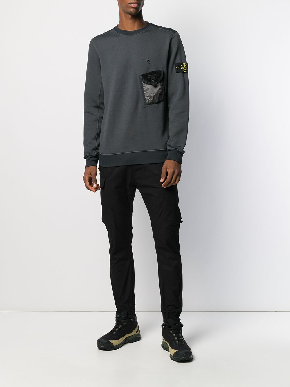 фото Stone Island толстовка с накладным карманом