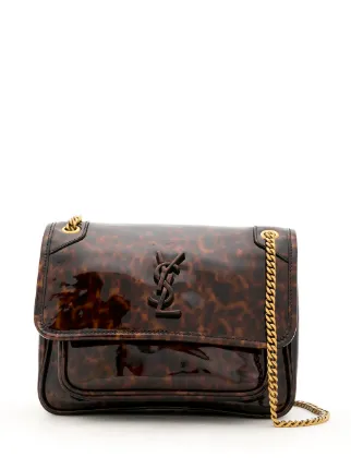 Saint Laurent Niki tortoiseshell print Bag Farfetch