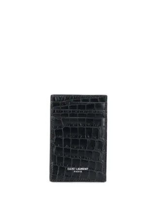 ysl card holder farfetch