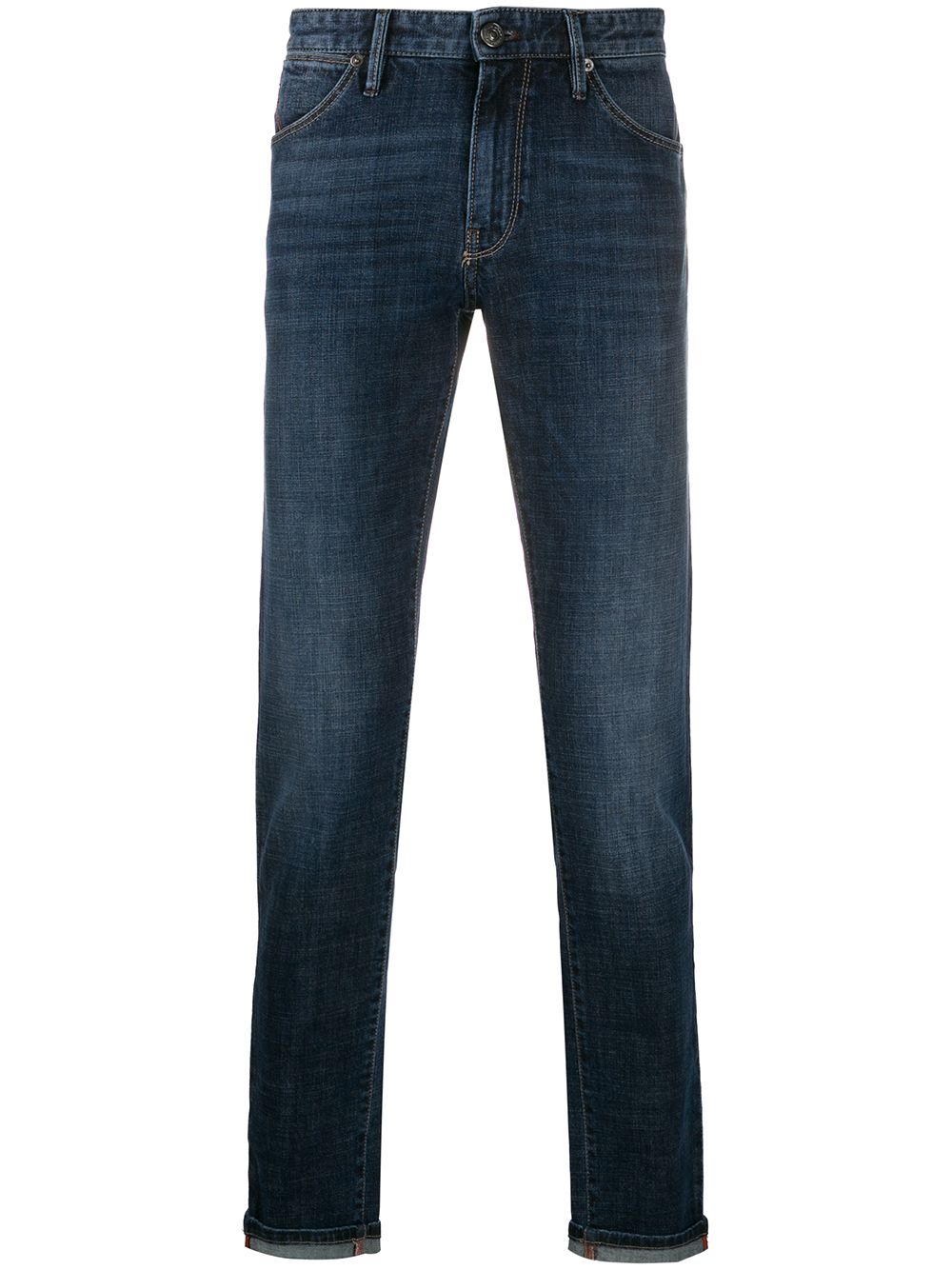 фото Pt05 mid-rise straight leg denim jeans