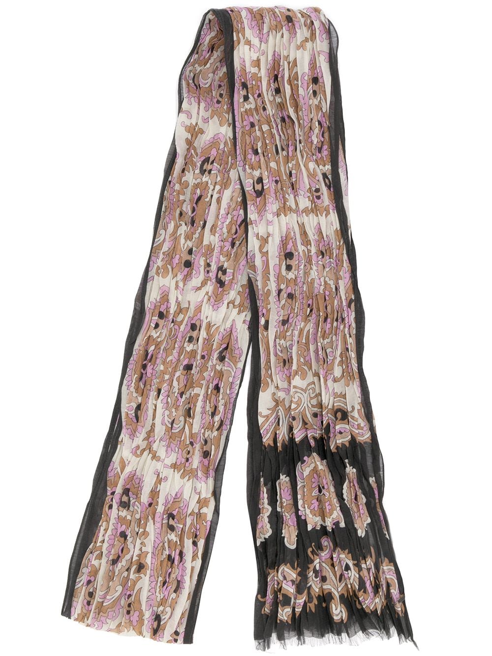 фото Saint laurent узкий шарф с принтом пейсли