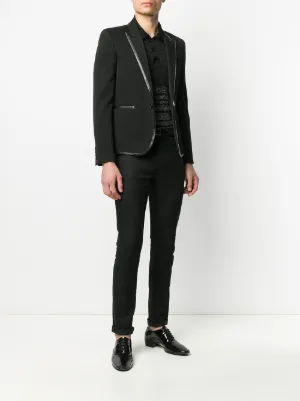 美品【Yves Saint Laurent】ダブル テーラード ジャケット 古着 イヴサンローラン Yves Saint Laurent テーラード