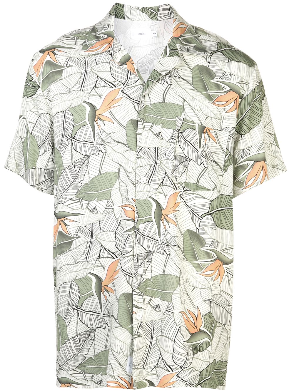 фото Onia рубашка vacation с принтом bird of paradise