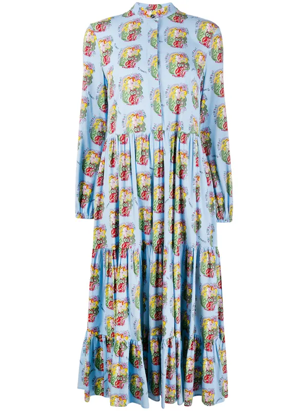 mira midi stretch shirtdress