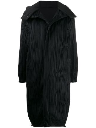 Pleats Please Issey Miyake プリーツ フーデッドコート 通販 - FARFETCH