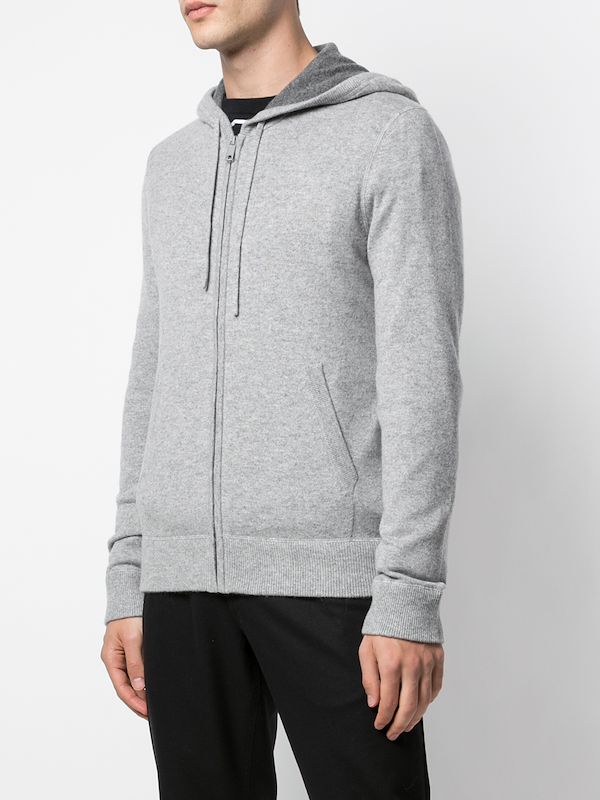 vince zip up hoodie