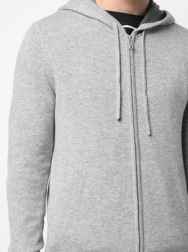 vince zip up hoodie