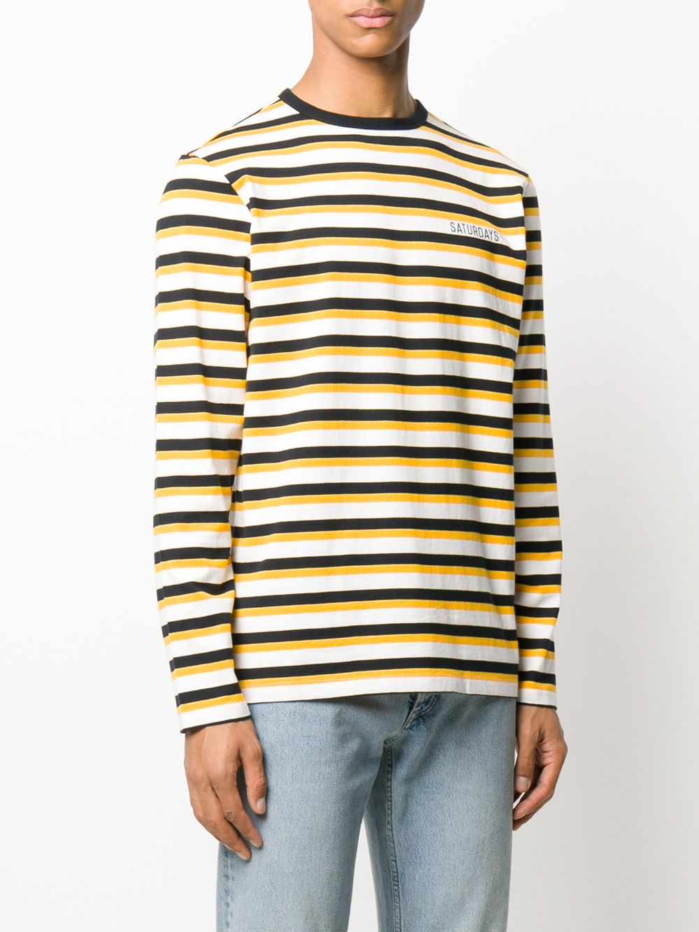 фото Saturdays Nyc Alek striped long-sleeved T-shirt