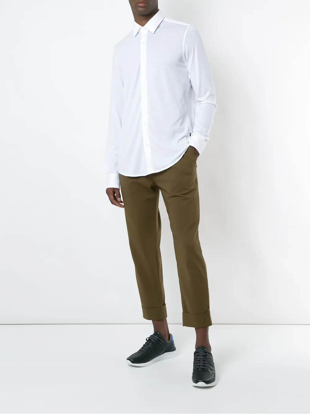 фото Boss рубашка узкого кроя