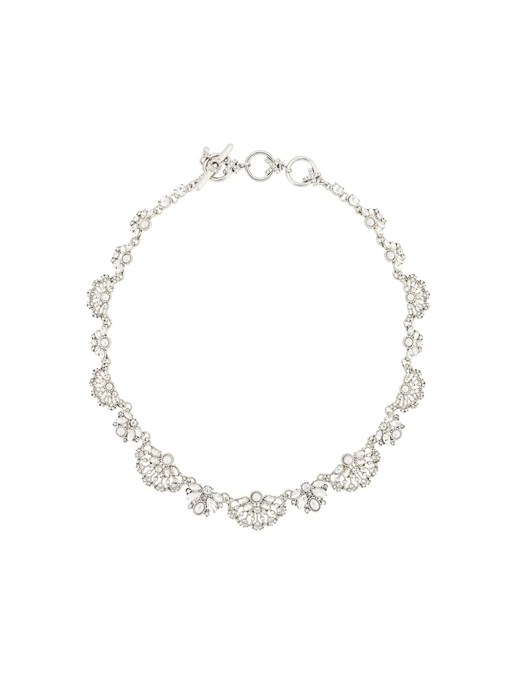 Marchesa Notte воротник с кристаллами