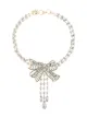 Image 1 of Marchesa Notte Nightingale bow necklace