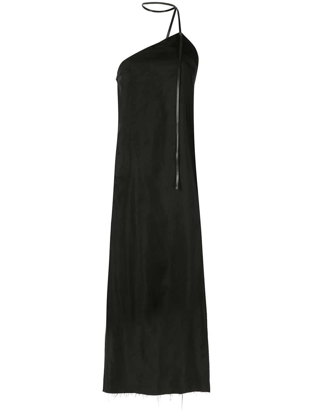 Yang Li Asymmetric Maxi Dress In Black