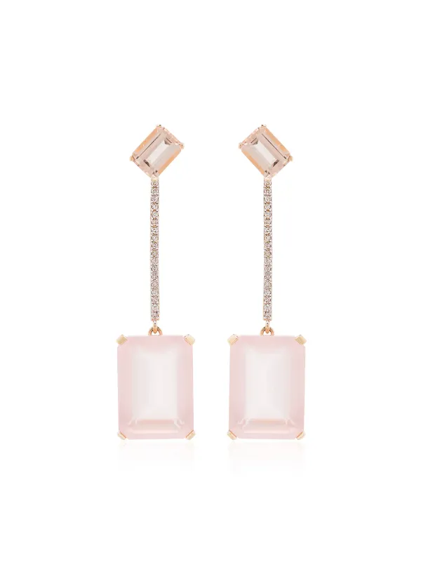 Quartz earrings on sale