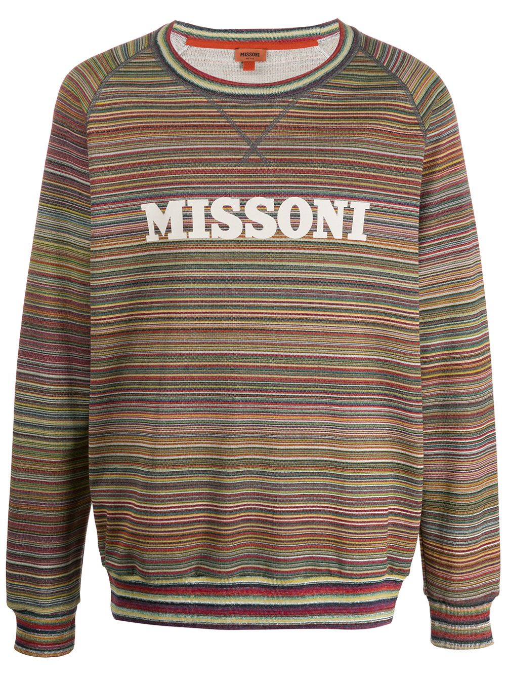 фото Missoni полосатая толстовка с логотипом