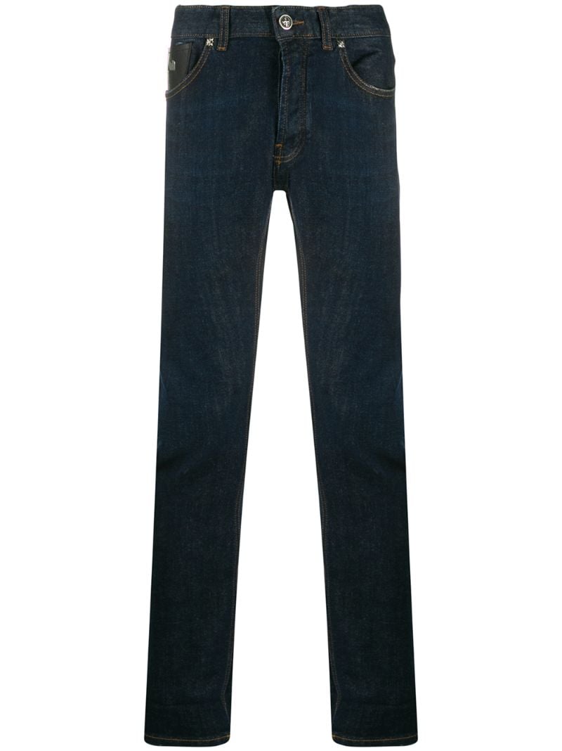 John Richmond Jachal Skinny Jeans In Blue