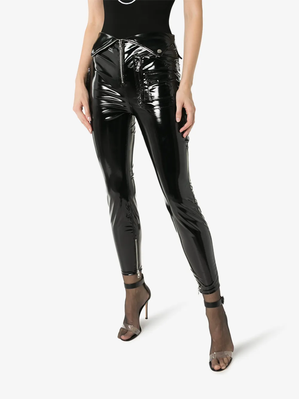 pvc skinny trousers