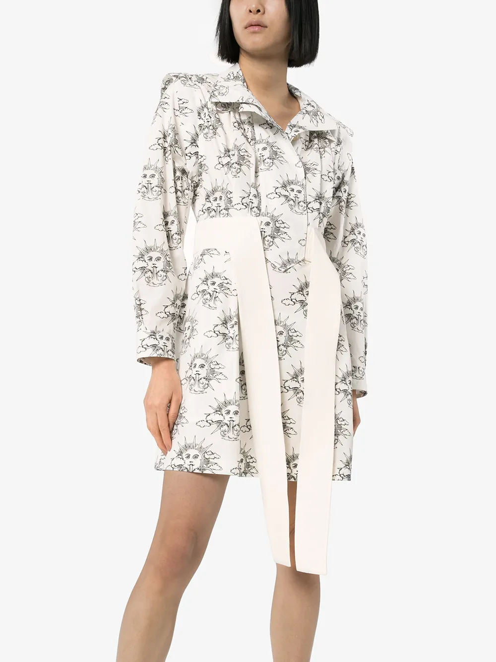 Stella McCartney Mini-jurk met print Zwart