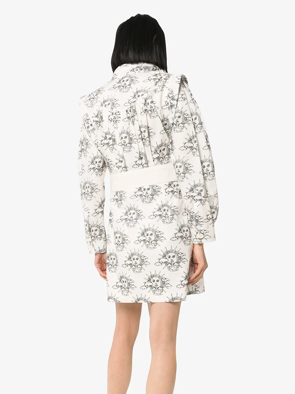 Stella McCartney Mini-jurk met print Zwart