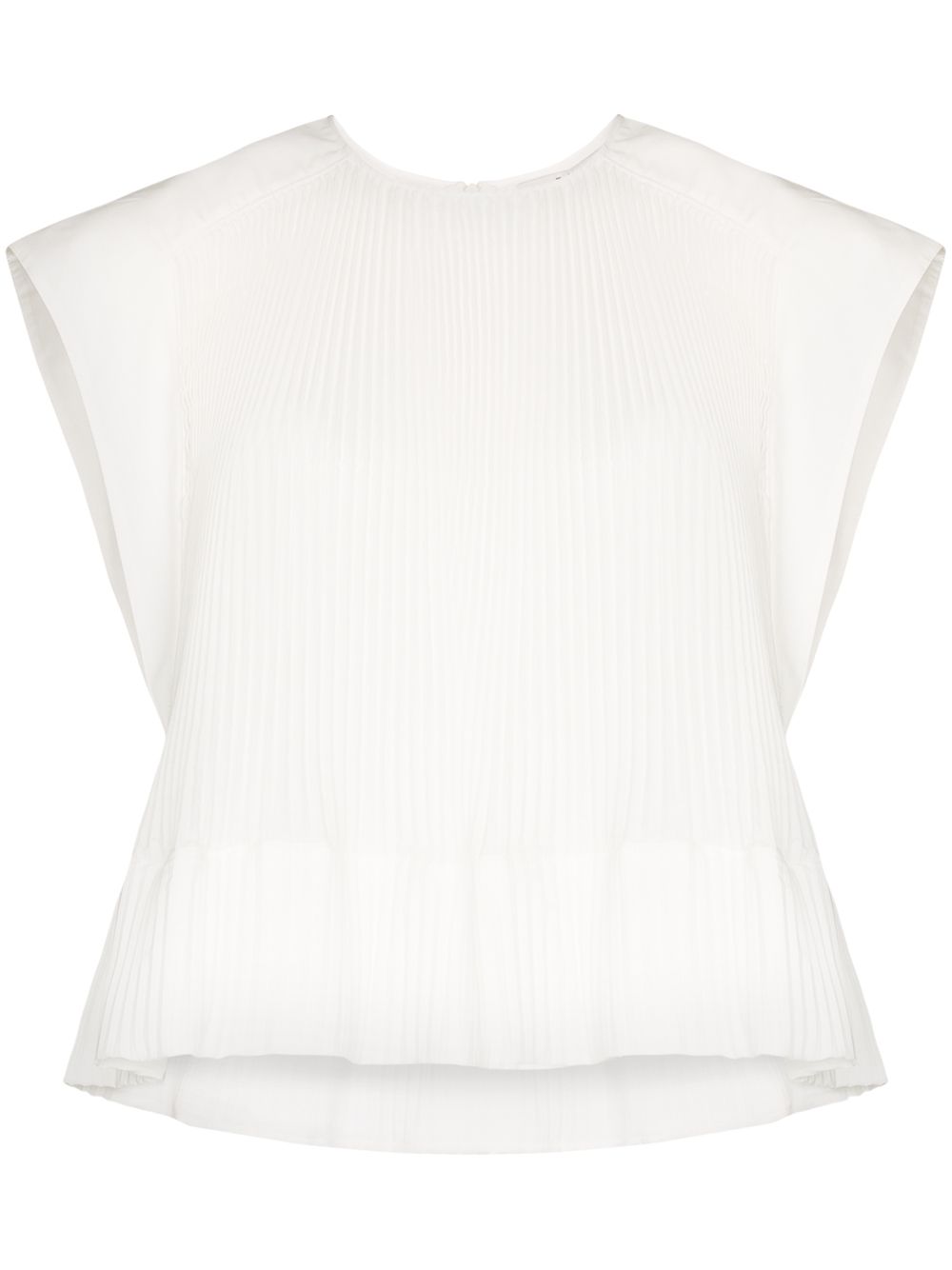 фото Tibi ruffled pleated top