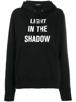 black jumper with hood
