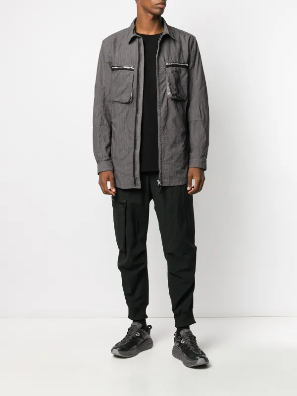 Stone Island Shadow Project Long Sleeve Zipped Pocket Jacket