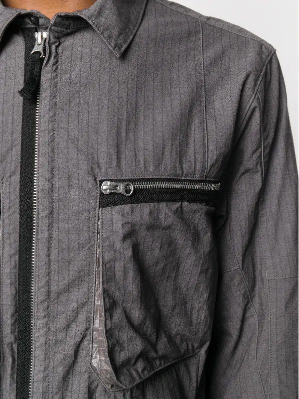 Stone Island Shadow Project Long Sleeve Zipped Pocket Jacket