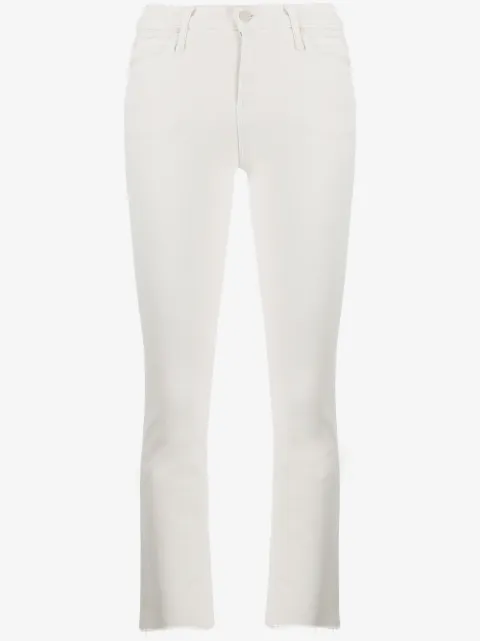 MOTHER Calça jeans flare cropped