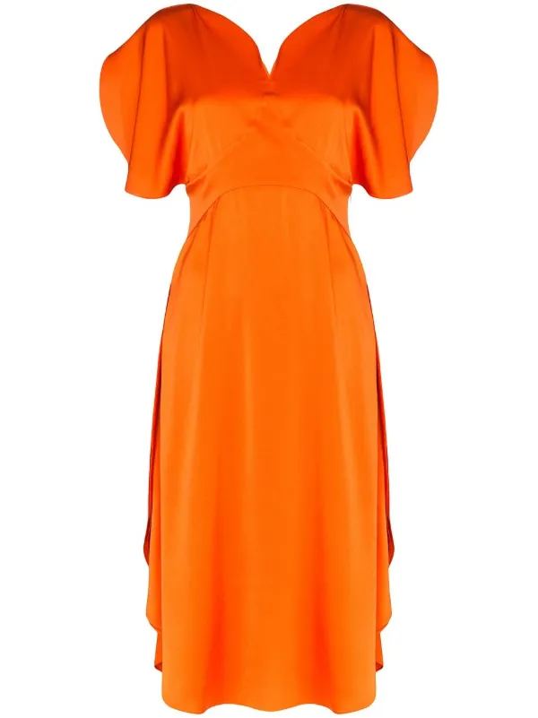 stella mccartney orange dress