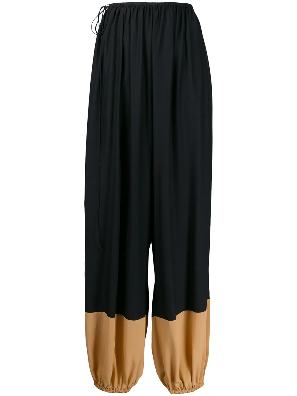 Stella McCartney Hose mit Kontrasteinsätzen - Schwarz
