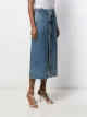 Stella McCartney jupe en jean à taille haute