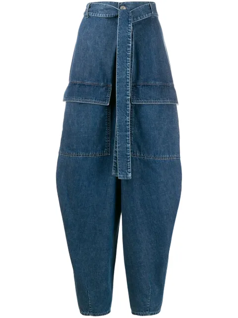 Stella McCartney tie waist jeans