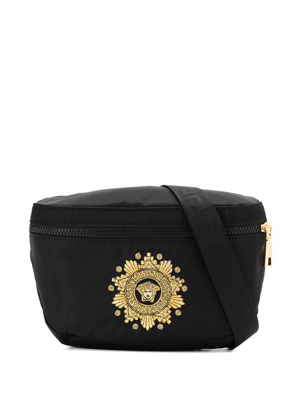 фото Versace поясная сумка с вышивкой