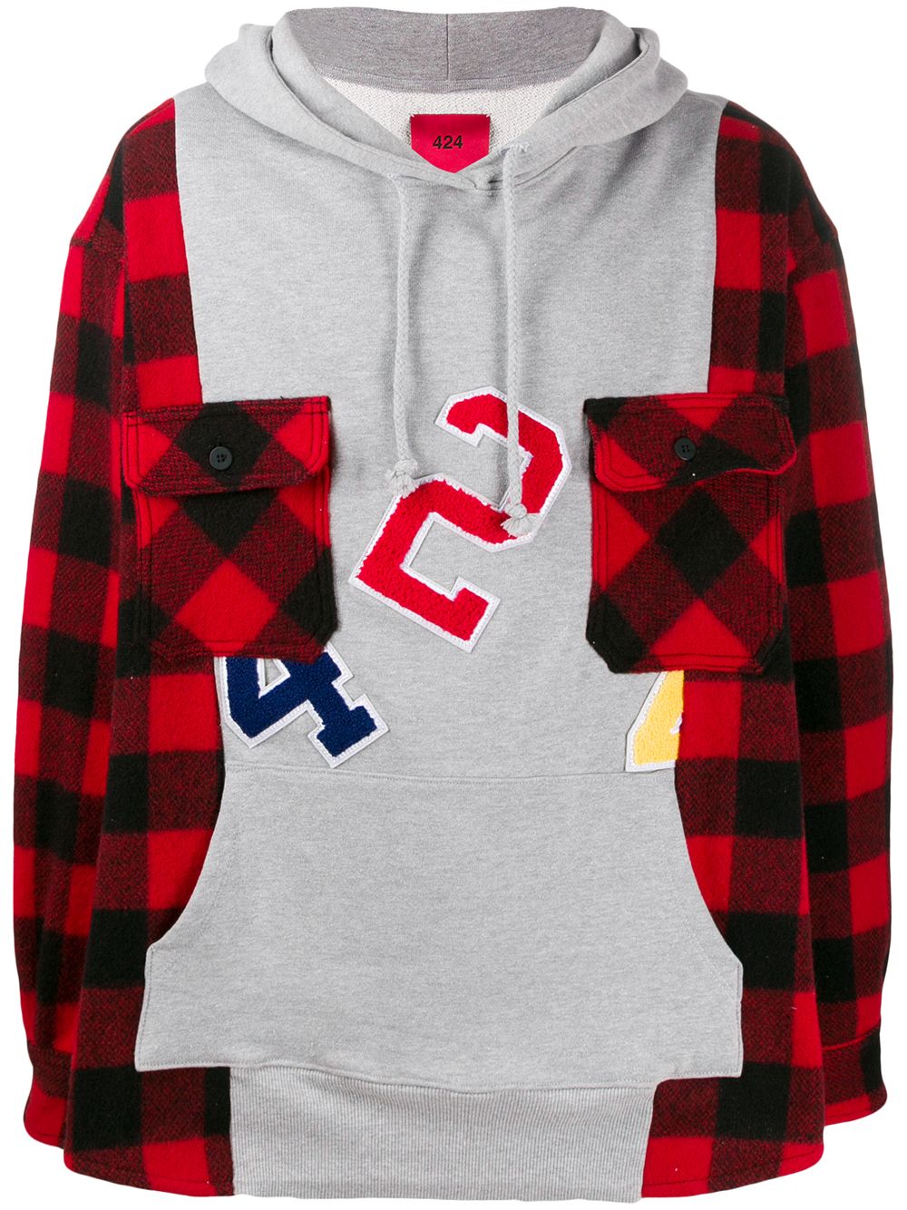 flannel hoodie