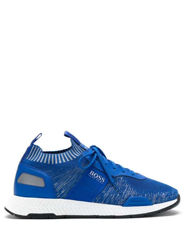 boss blue shoes