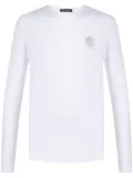 Versace Medusa Head long sleeves T-shirt - White