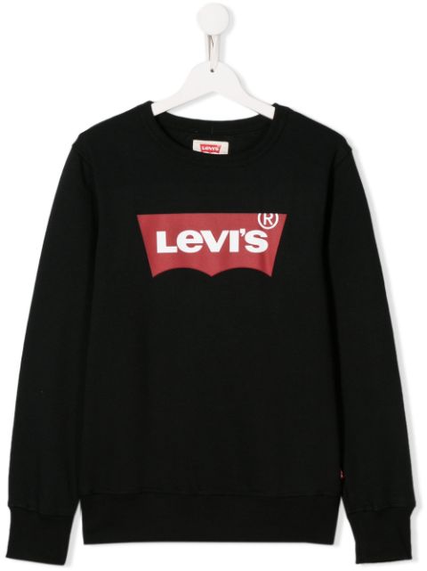 Levi's Kids TEEN logo patch sweatshirt
