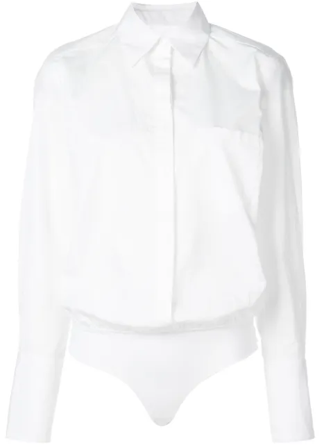 ALIX NYC Howard shirt bodysuit