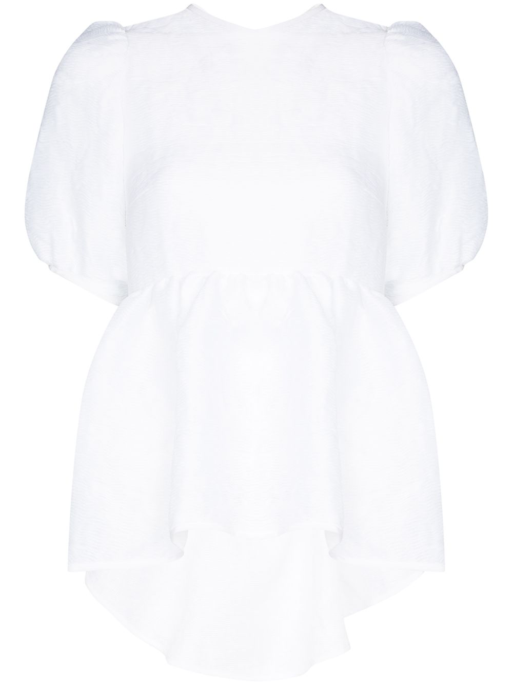 фото Cecilie bahnsen puff sleeve peplum top