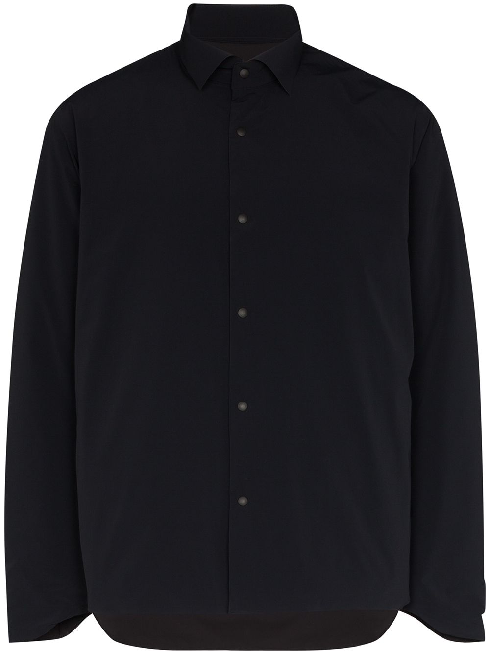 Shop Descente Insulated Long Sleeve Shirt In Black