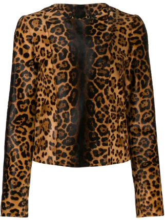 Gucci leopard print bomber jacket 