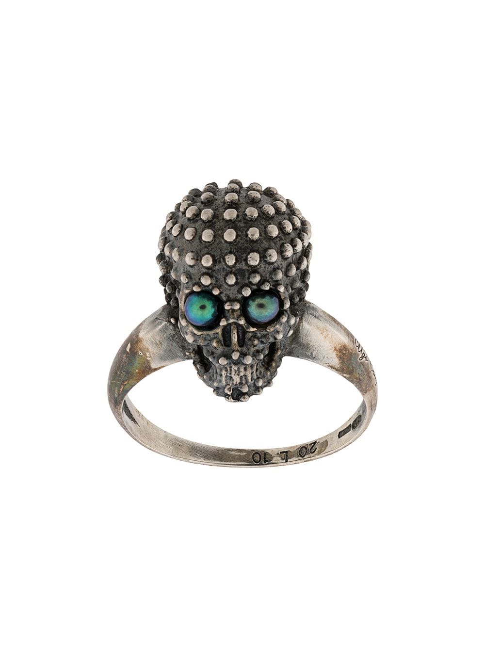 фото Ugo Cacciatori кольцо с декором Skull