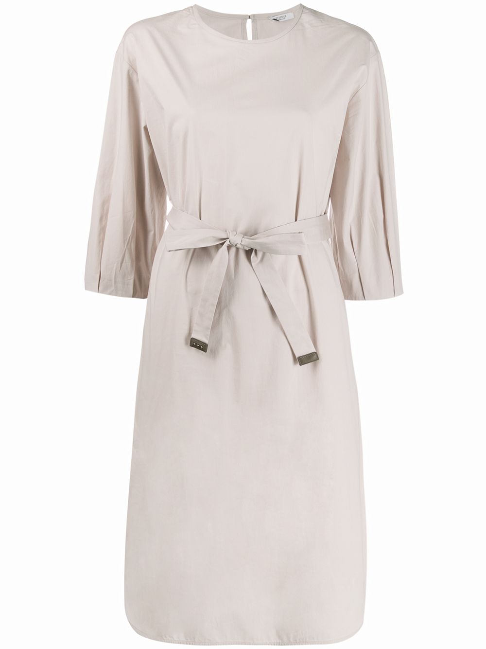 PESERICO BELTED MID-LENGTH DRESS