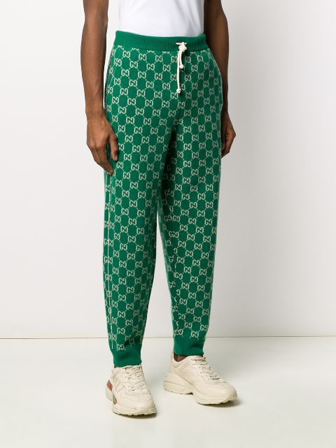 gucci floral track pants