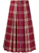 Image 1 of Mulberry Spencer tartan check skirt